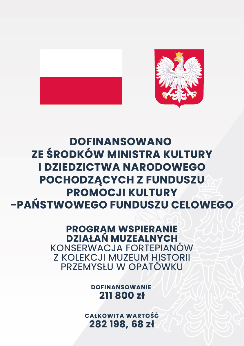 Dofinansowanie ze rodków Ministra Kultury